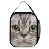 Custom Pet's Big Face 3 in 1 Personalized School Backpack School Lunch Bag Pencil Case