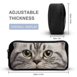 Custom Pet's Big Face 3 in 1 Personalized School Backpack School Lunch Bag Pencil Case
