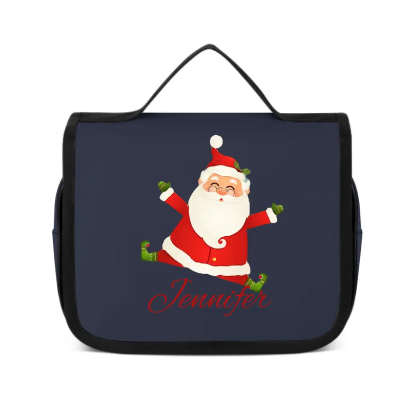 Custom Name Christmas Portable Cosmetic Bag Toiletry Bag Fitness Travel Bag Best Gift for Friends and You