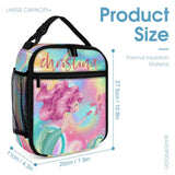 Custom Name&Text The Underwater World 3 in 1 Personalized School Backpack School Lunch Bag Pencil Case