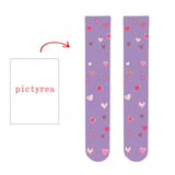 [Free Shipping]-Customized Colorful Love Stockings DIY Fashion Personalized Knee Stockings Cute Kawaii Lolita Women Stockings For Party Gifts
