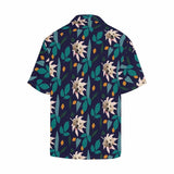 Hawaiian Shirt Custom Face Leaves Men's Hawaiian Shirt