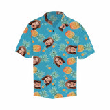 Hawaiian Shirt Custom Face Fruit Men's All Over Print Hawaiian Shirt