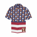Hawaiian Shirt Custom Face Flag Men's Hawaiian Shirt
