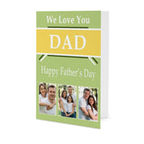Custom Photo Beautiful Memories Father's Day From Son or Daughter Gift Card Anniversary Thanks For Yours Card