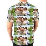 Custom Photo Family Men's T-shirt