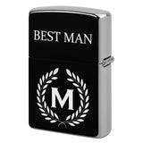 [Free Shipping]Custom Text&Letter Metal Single-Sided Printing Lighter Housing Personalized Lighter Case Father's Day Gift