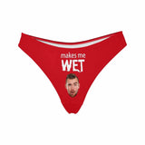 Custom Women's Thongs Wet