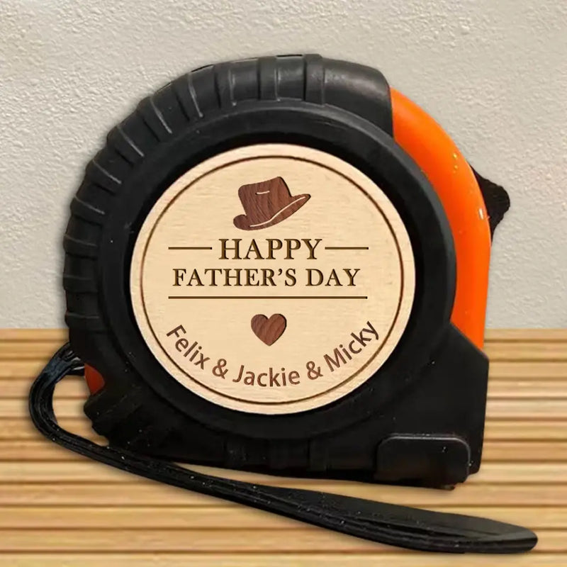 Personalized Tape Measure With Name for Father's Day Gift