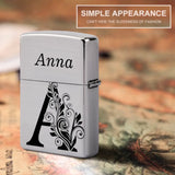 [Free Shipping] Custom Name and Initials Metal Single-Sided Printing Lighter Housing Father's Day Gift