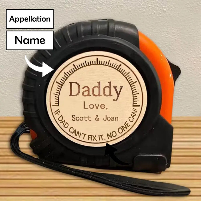 Custom Name Tape Measure Personalized Gift For Father's Day