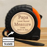 Custom Name Tape Measure Gift for Father's Day