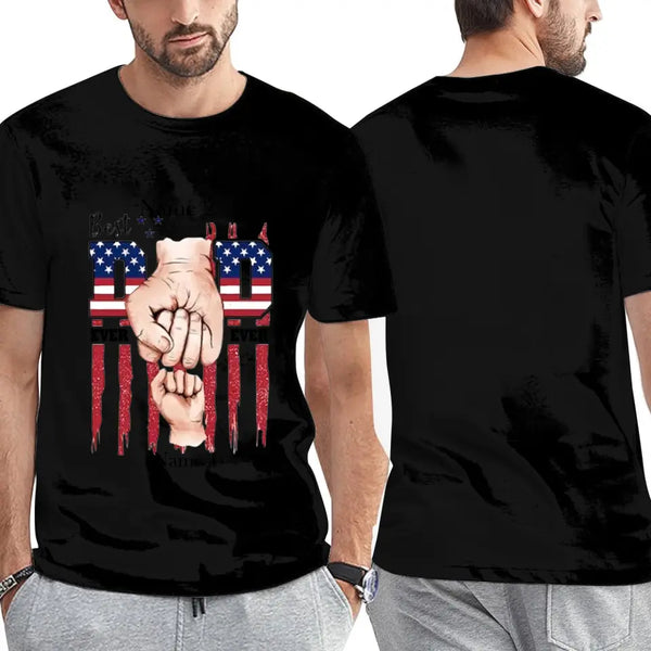 Custom Name Fist Bump 100% Cotton T-shirts Family Top