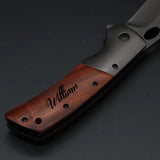 Custom Two-Sides Folding Knife Camping Knife As Father's Day Gift