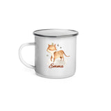 Custom Enamel Mug Kids Birthday Mug Camping Mugs Personalized Enamel Mug Back to School Gift