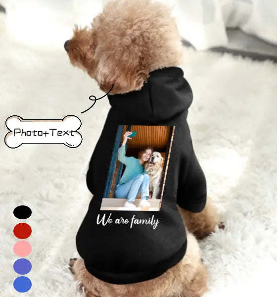 Custom Photo &Text Pet Multicolor Cloth Gifts For a Pet Lover