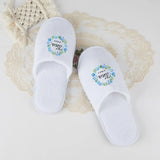 Custom Name&Time Matching Slippers Bridal Slippers Personalized Slippers For Wedding Gifts