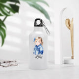Custom Name Denim Fashion Boy and Girl Children Back to School Water Bottle 400ml Portable Water Bottle