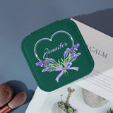 Custom Name Various Heart Flowers Jewelry Box Best Gift For her Bridesmaid Party Gifts