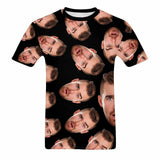 Custom Face Spin Men's T-shirt