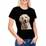 Custom Photo Love Pets Women's T-shirt