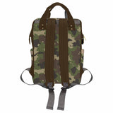 Custom Name Army Green Diaper Bag Backpack Kid's School Bag