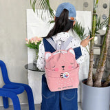Custom Name Personalized Embroidered Funny Backpack For Kindergarten Student School Bag Cartoon Light Small Bags For Kids