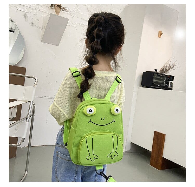 Custom Name Personalized Embroidered Various Animals Backpack For Kindergarten Student School Bag Cartoon Light Small Bags For Kids