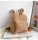 Personalised Embroidery Name Bear Backpack Embroidered Portable Children Travel Shopping Rucksack Cute Bear Shoulder Backpack