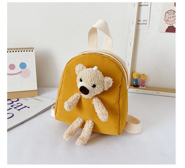 Personalised Kid's Bear Backpack Custom Any Name Plush Bear Bag Boys and Girls Toddler School Bag Animal Bag Girls Gifts