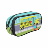 Custom School Name & Face Bus Back To School Pencil Pouch