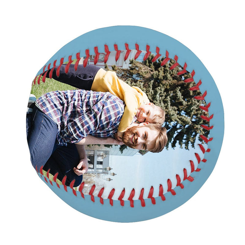 Custom Photo Happy Father's Day Baseball Personalized Baseball Gift for Any Baseball Fan