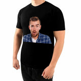Custom Face Simple Men's T-shirt