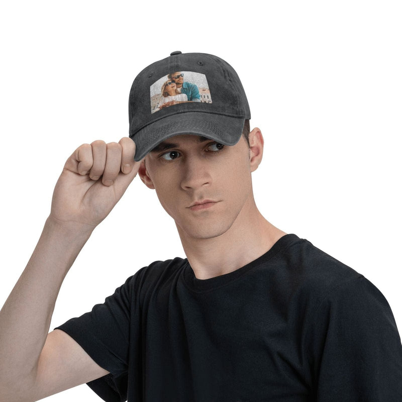 Custom Photo Mesh Baseball Cap Unisex Personalized Design Picture Adjustable Hat