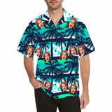Hawaiian Shirt Custom Face Tree Men's Hawaiian Shirt