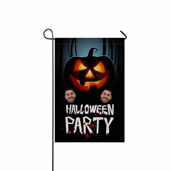 Custom Face Halloween Party Garden Flag