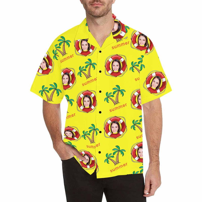Hawaiian Shirt Hawaiian Shirt Custom FaceSummer Hawaiian Shirt Customize Your Own Aloha Shirt Hawaiian Shirt With Face on It for Lover Gift