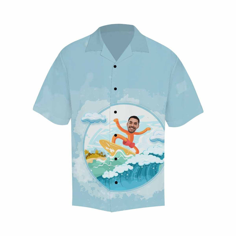 Hawaiian Shirt Custom Face Hawaiian Shirt Surfing Create Your Own Hawaiian Shir