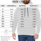 [Thickened Fabric] Custom Face Christmas SnowflakeRed Hat Men's Fleece Thickened Hoodies