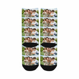 Kids Custom Socks Printed With Picture Personalized Family Photo Children's Socks
