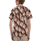 #6-15Y Custom Photo&Name Kids Kid's All Over Print T-shirt