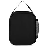 Custom Face&Name Black Portable Insulated Lunch Bag