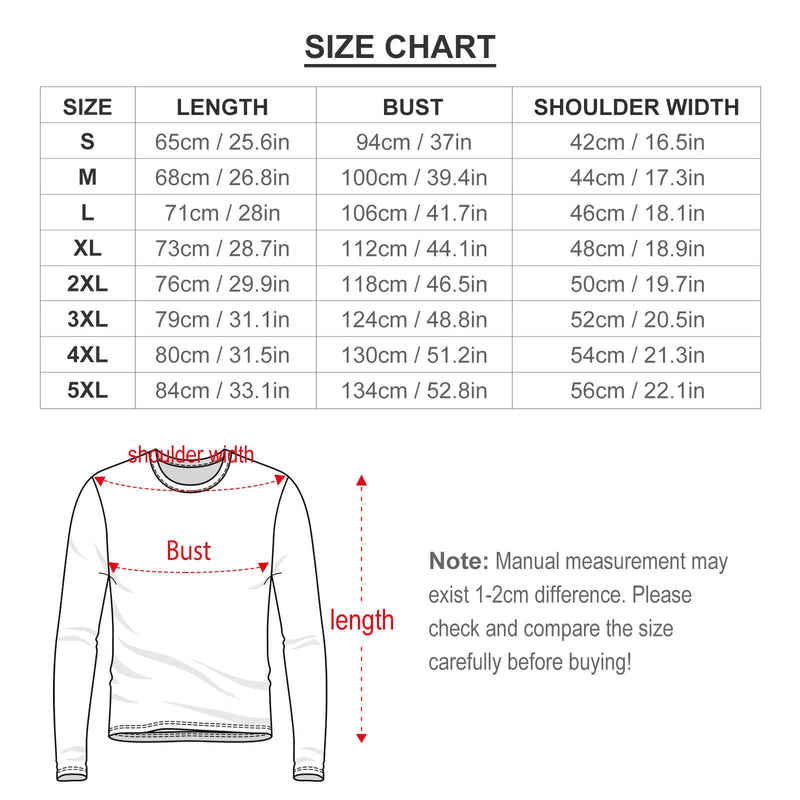 Custom Face Men's Full Print Long Sleeve T-Shirt with Big Face Create Your Own Personalized All Over Print T-shirt