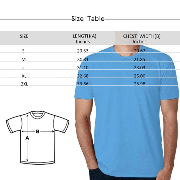 Custom Face Seamless Shirts Put Your Face on Men's All Over Print T-shirt Unique Design Gift for Him
