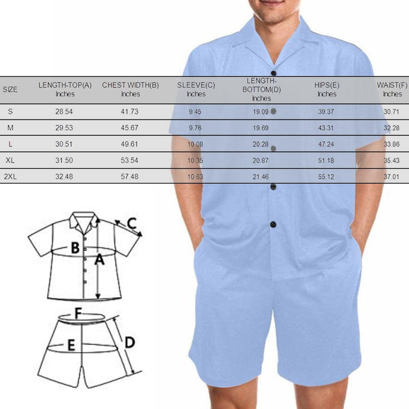 Custom Face Pajamas Set With Any Face Super Comfortable Fabric Soft Fit Breathable And Stylish