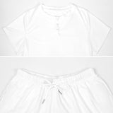 Custom Face Cute Pet Pajama Set Women's Short Sleeve Top and Shorts Loungewear Athletic Tracksuits