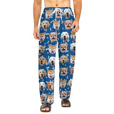 Christmas Flash Sale-Custom Dog Face Slumber Party Unisex Long Pajama Pants Best Christmas Gifts for Pet Lovers