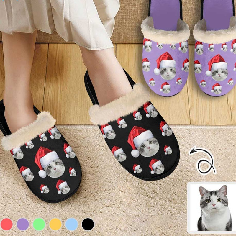 Custom Face Women's and Men's Slippers Personalized Casual House Shoes –  MyPhotoSocksUS