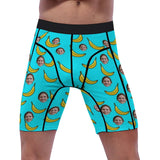 Custom Face Banana Men's Sports Boxer Briefs Personalized Your Own Briefs For Valentine's Day Gift