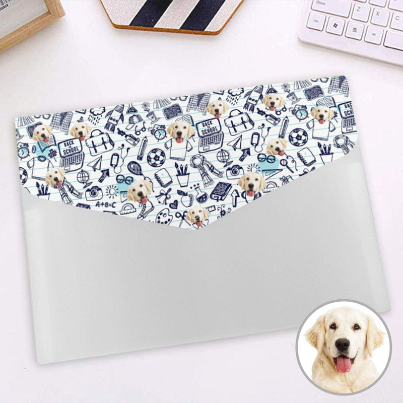 Custom Face Organ Folder with Your Puppy Face